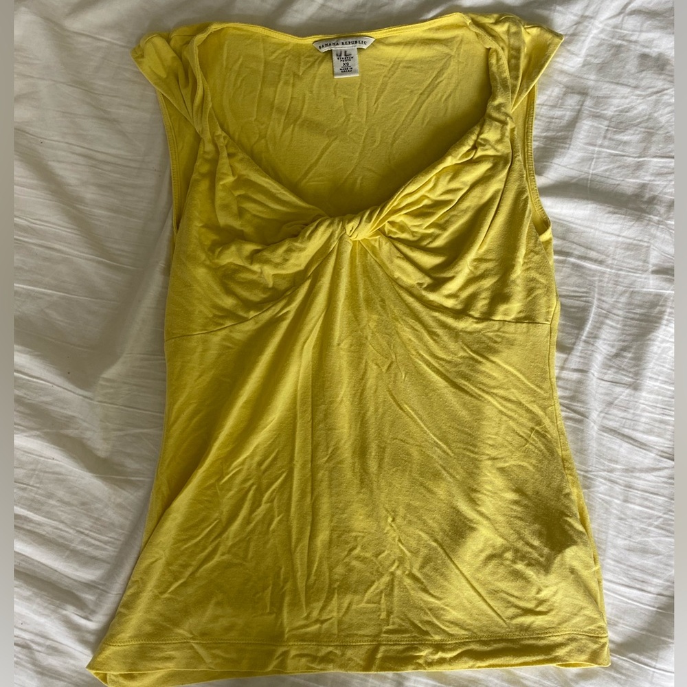 Yellow Banana Republic Women's Top